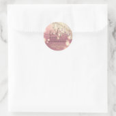 Étiquette de beurre corporel à script scintillant (Sac)