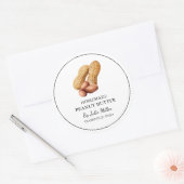 Étiquette de beurre de cacahuète fait maison simpl (Enveloppe)