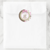 Étiquette de bienvenue de la fille de l'ours TY (Sac)