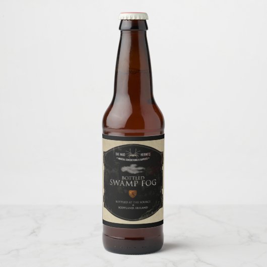 Étiquette de bière brouillard en bouteille (Devant)