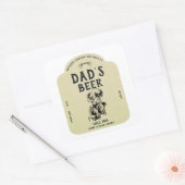 Étiquette de bière du père (Enveloppe)