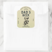 Étiquette de bière du père (Sac)