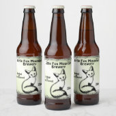 Étiquette de bière Green Fox (Bouteilles)