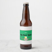 Étiquette de bière verte Top Shelf (Devant)