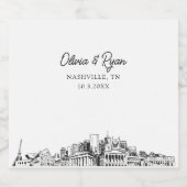 Étiquette de bières personnalisé à Nashville (Étiquettes simples)