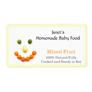 Étiquette de bimbo Food Jar