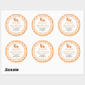 Étiquette de Biscuit aux Abricots Maison (Feuille)