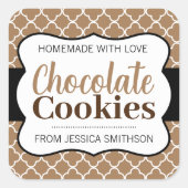 Étiquette de biscuits au chocolat (ou toute autre (Devant)