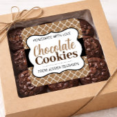 Étiquette de biscuits au chocolat (ou toute autre