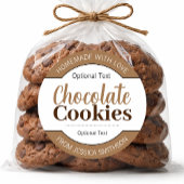 Étiquette de biscuits au chocolat (ou toute autre