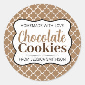 Étiquette de biscuits au chocolat (ou toute autre (Devant)