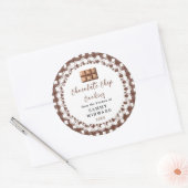 Étiquette de biscuits aux pépites de chocolat fait (Enveloppe)