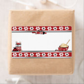 Étiquette de biscuits de cuisson (En situation)