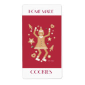 Étiquette de biscuits maison © 2011 M. Martz (Devant)