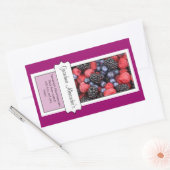 Étiquette de bocal à canne personnalisé, baies per (Enveloppe)