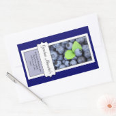 Étiquette de bocal à canne personnalisé, bleuet pe (Enveloppe)