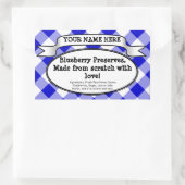 Étiquette de bocal à canne personnalisé, bocal En  (Sac)