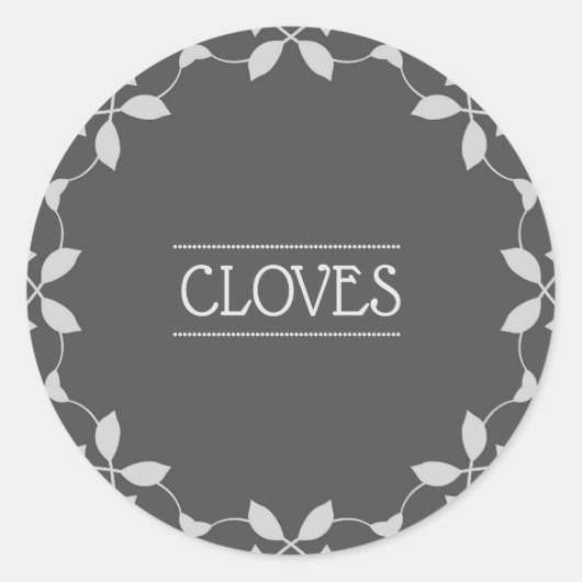 Étiquette de bocal à épices (Devant)