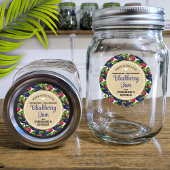 Étiquette de bocal Blackberry Canning
