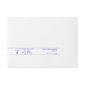Étiquette de bocal blanc Lavande 1 x 7,25 (Devant)