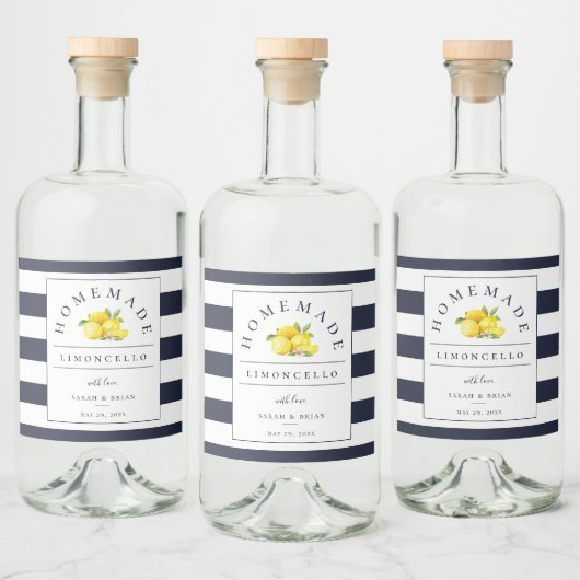 Étiquette de boisson à ruban bleu de la marine mod (Bouteilles)