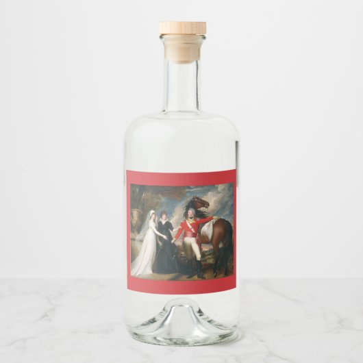 Étiquette de boisson de design vintage (Devant)
