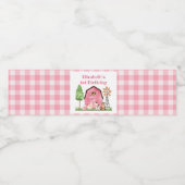 Étiquette de boisson de première année de la ferme (Étiquettes simples)