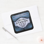 Étiquette de boisson Halloween - Eerie Blue Grand  (Enveloppe)