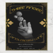 Étiquette de boisson Jeu avant TFDW (Étiquettes simples)