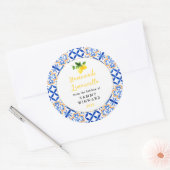 Étiquette de boisson Limoncello fait maison (Enveloppe)