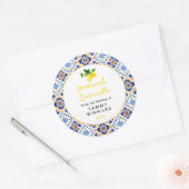 Étiquette de boisson Limoncello fait maison (Enveloppe)