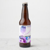 Étiquette de boisson pour fille Anime (Devant)