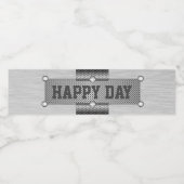 Étiquette de boissons en métal et en acier (Étiquettes simples)