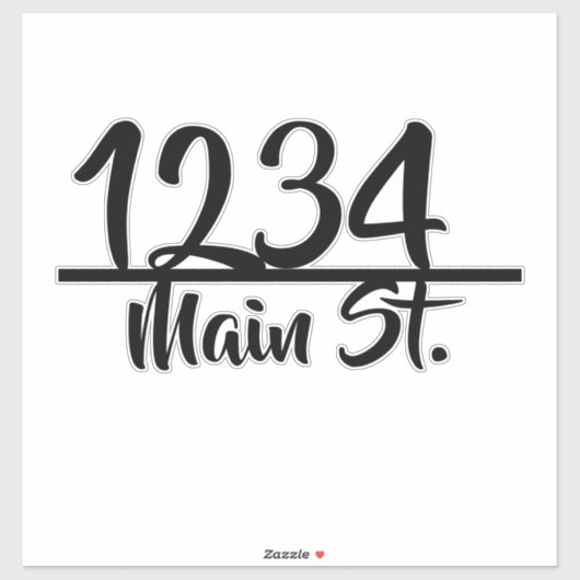 Étiquette de boîte aux lettres d'adresse (Feuille)