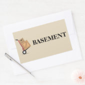 Étiquette de boîte de mouvement - sous-sol (Enveloppe)