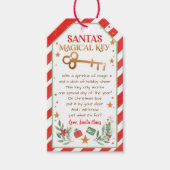 Étiquette de boîte de nuit de Noël père Noël Magiq (Devant)