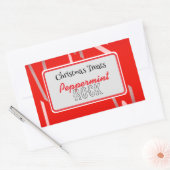 Étiquette de bonbons à la menthe poivrée (Enveloppe)