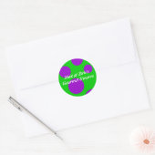 Étiquette de bonbons ronds 1 (Enveloppe)