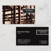 Étiquette de bord - construction de cadre en acier (Devant / Derrière)