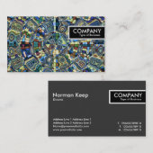 Étiquette de bord - tuiles ondulées (Devant / Derrière)