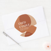 Étiquette de bougie Abstrait (Enveloppe)