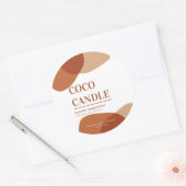 Étiquette de bougie Abstrait (Enveloppe)