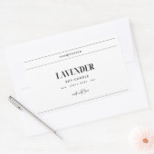 Étiquette de bougie artisanal | Personnalisable (Enveloppe)