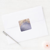 Étiquette de bougie au soja avec écriture élégante (Enveloppe)