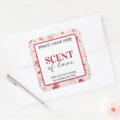 Étiquette de bougie de la Saint-Valentin "Parfum d (Enveloppe)