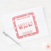 Étiquette de bougie de la Saint-Valentin « Sent co (Enveloppe)