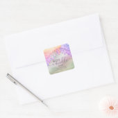 étiquette de bougie en soja avec écriture à paille (Enveloppe)