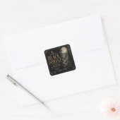 Étiquette de bougie Halloween Black Forest Luxe | (Enveloppe)