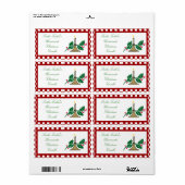 Étiquette de bougie maison (Feuille entière)