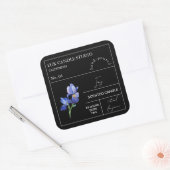 Étiquette de bougie parfumé Iris Apothecary (Enveloppe)